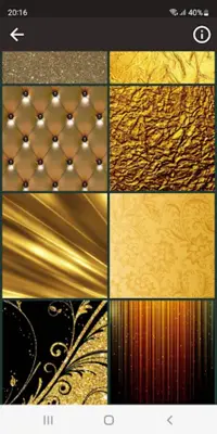 Gold Wallpapers android App screenshot 0